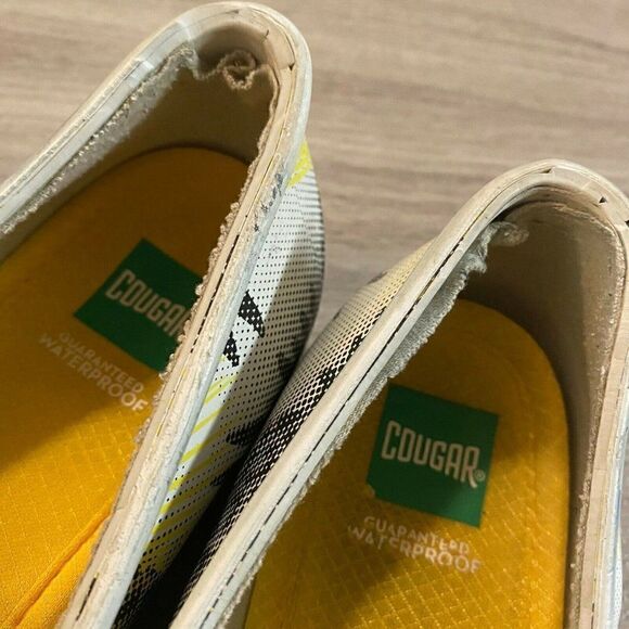 Cougar Womens Samba Rain White Pineapple Waterproof Slip On Comfort Shoes Size 9 - Picture 4 of 7